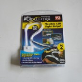 Set 2 benzi LED autoadezive pentru decor Stick N Click Flexi Lites